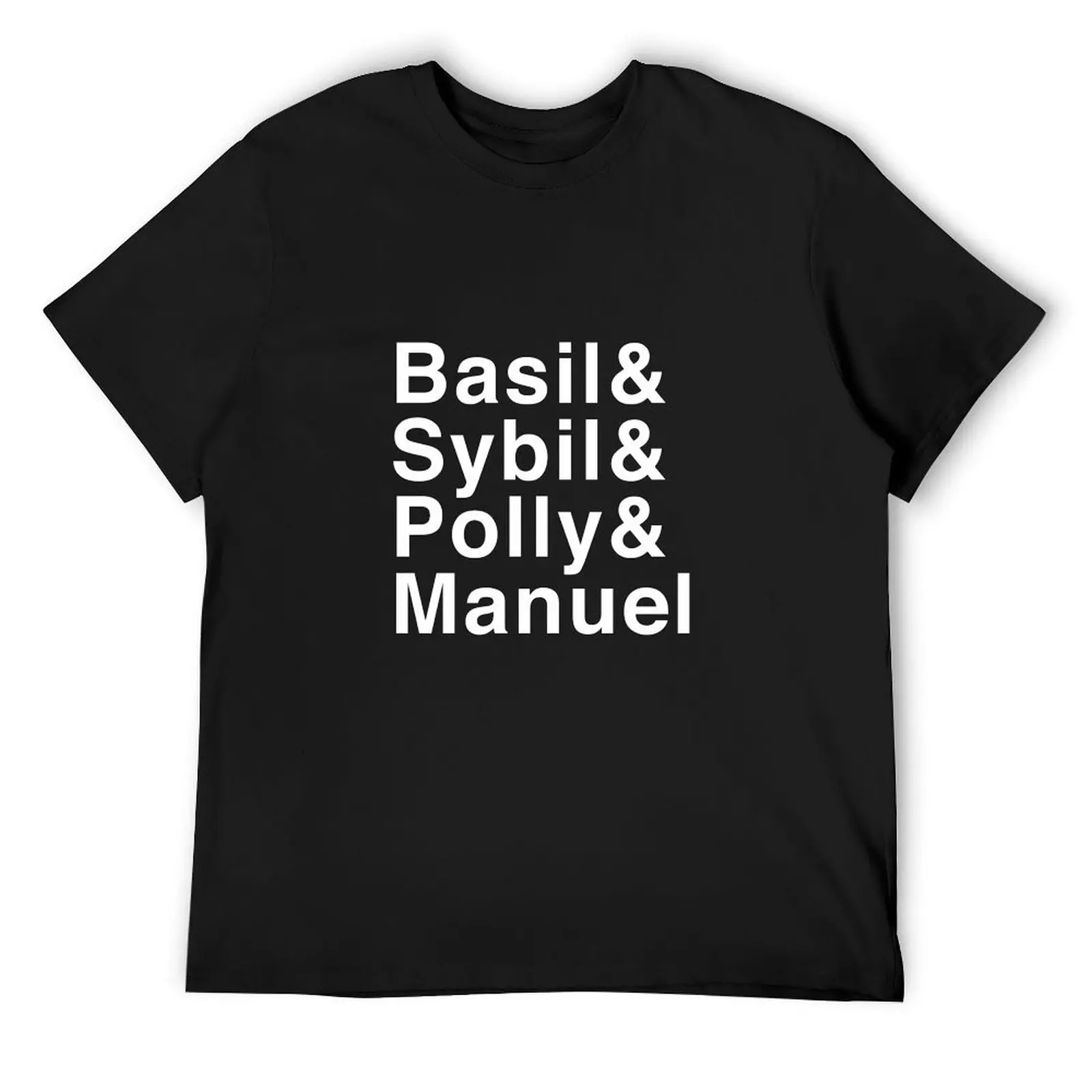 Fawlty Towers - Names T-Shirt for a boy essential t shirt man t shirt customizeds outfits for men