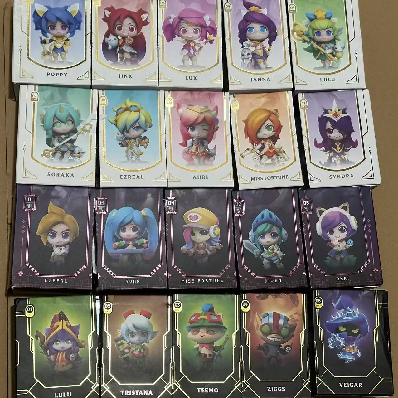 Team Mini League of Legends Figure Single StarGuardian Arcade Yordle Ahri Jinx Lulu Veigar figure Genuine Original  Brand New