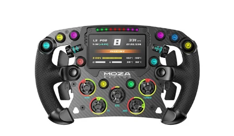 R12 direct drive racing simulator base driving car game steering wheel pedal computer PC dynamic force feedback