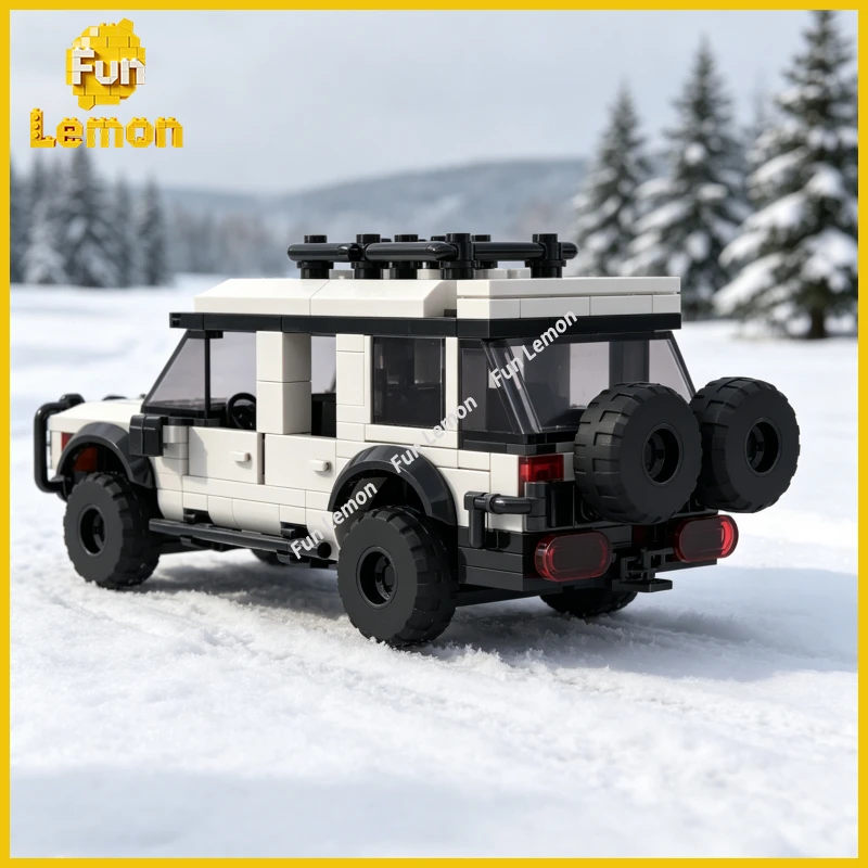 4WD All‑Terrain SUV MOC Building Blocks Off‑Road Adventure Vehicle DIY Assembly Brick Desktop Showcase Model