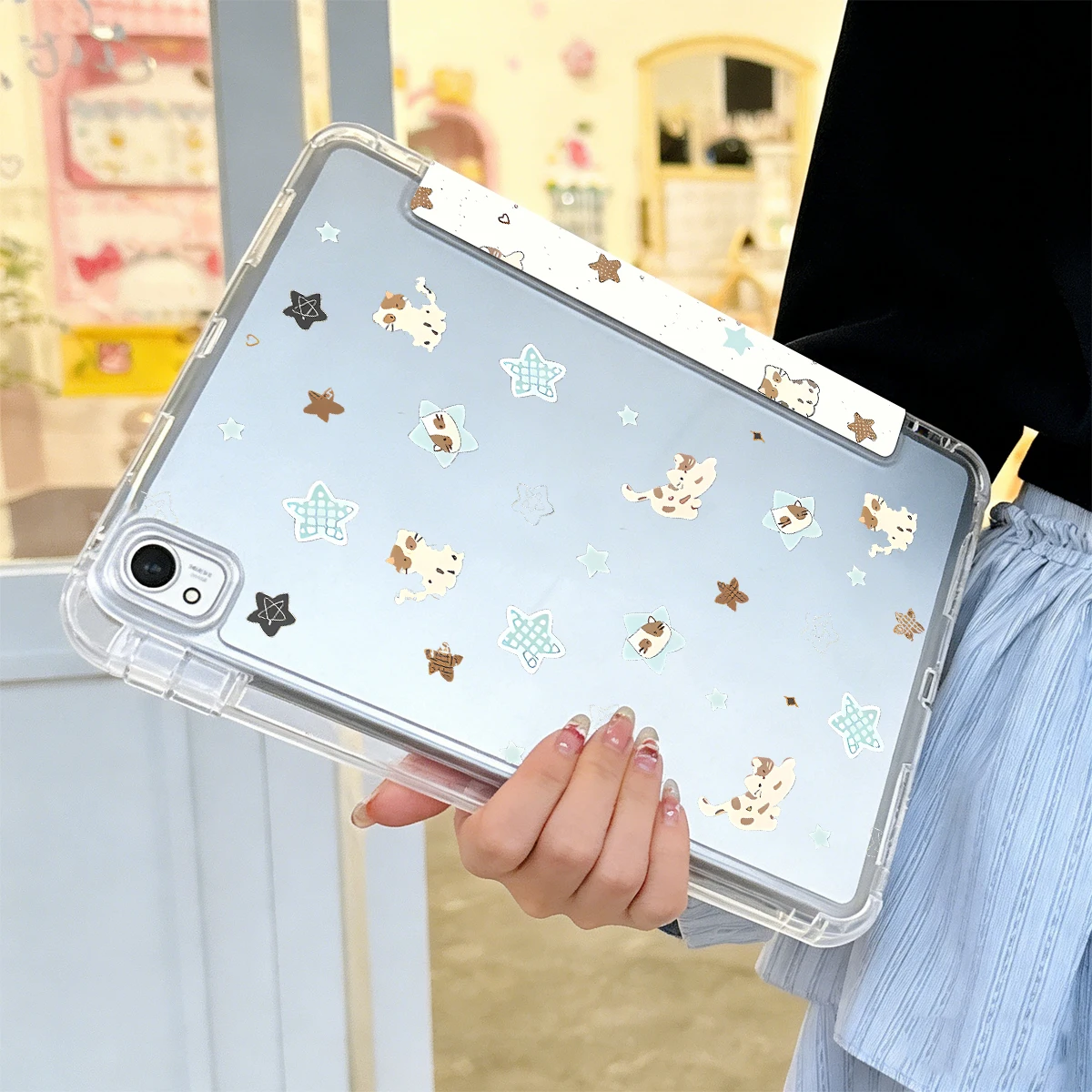 3+Y Fold Case For SamsungS9 S10 Plus 12.4 SamsungS7 11 iPad10.2 7/8/9th iPad 4/5th 10.9 Huawei 11 2021-2023 iPad 11th 2025