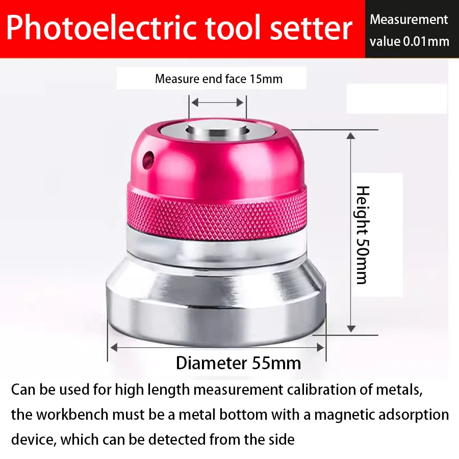 

Z-axis setter with magnetic photoelectric digital display, mechanical engraving machine with meter, CNC tool setting instrument
