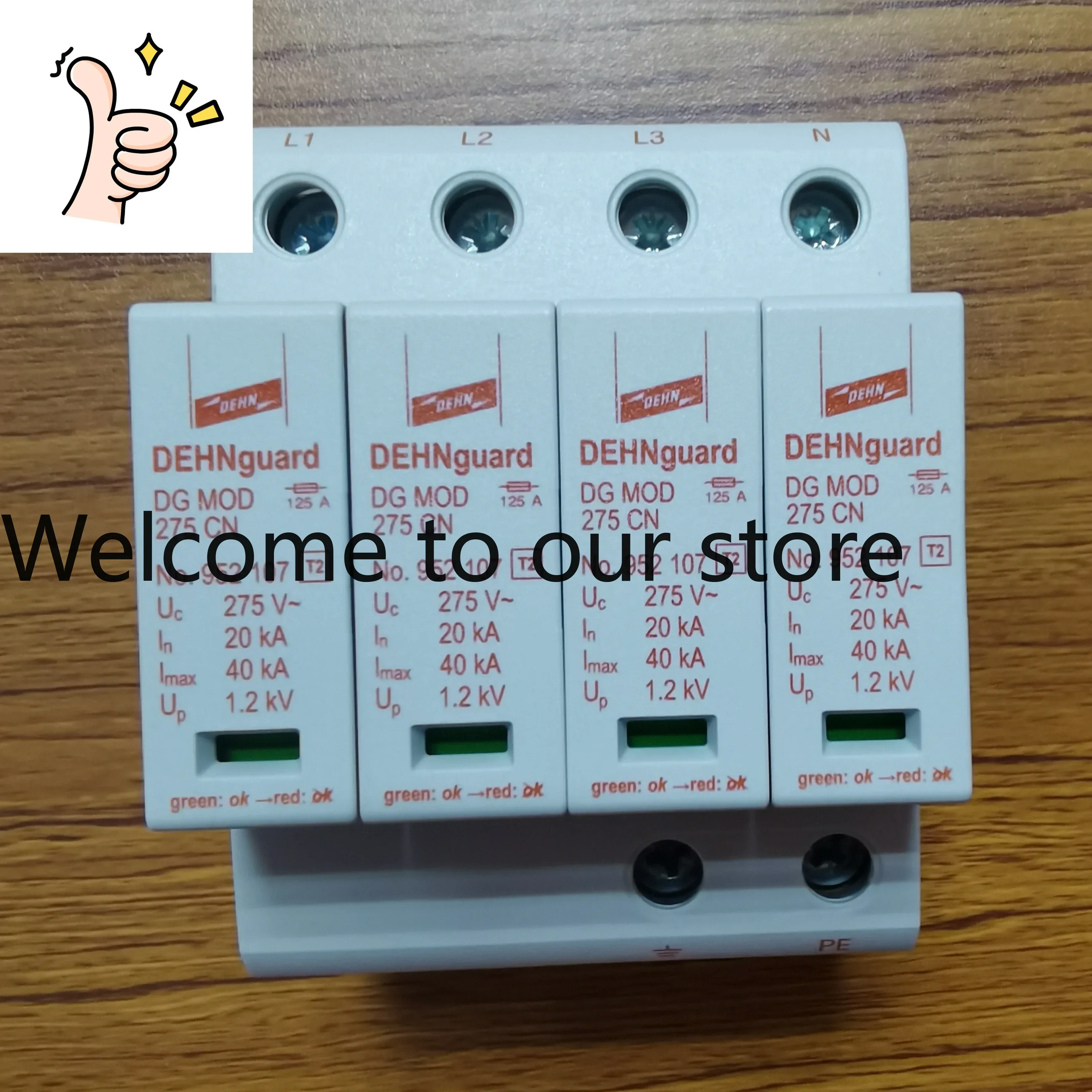 Germany DEHN Power Lightning Protector 952427 Surge Protector DG M TT 385 CN FM Genuine Promotion