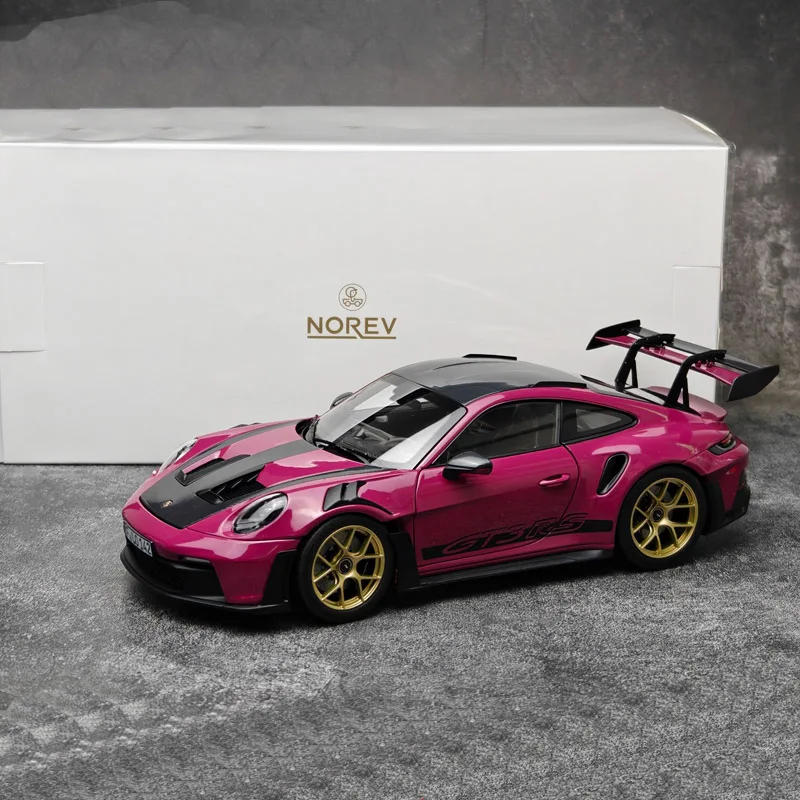 

Diecast 1:18 Scale 911 992 GT3 RS 2022 Simulation Alloy Car Model Static Display Collectible Toy Gift Souvenir Decoration