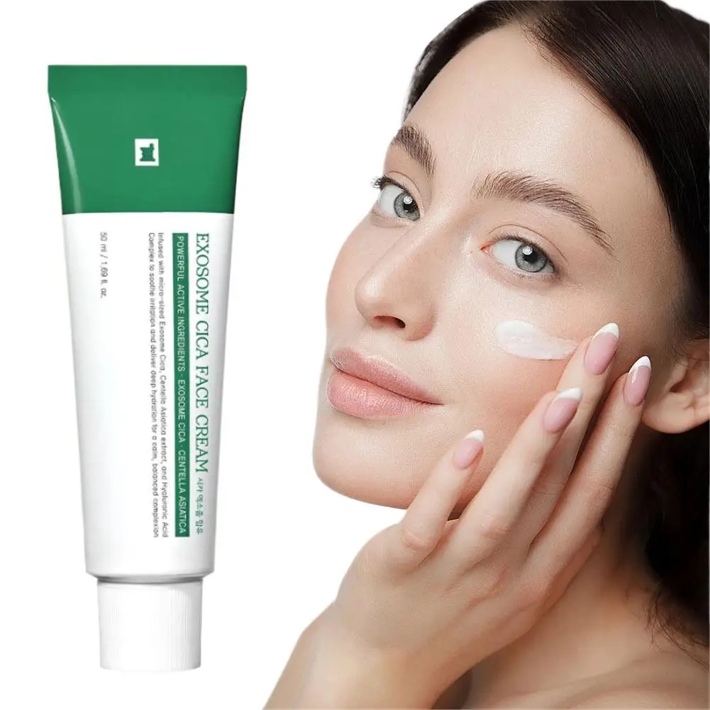 كريم وجه عشبة الثلج صغير الحجم من exocrine يصلح بطف البشرة الحساسة ويحسن اللحمرار والجفاف كريم وجه للعناية بالبشرة #3