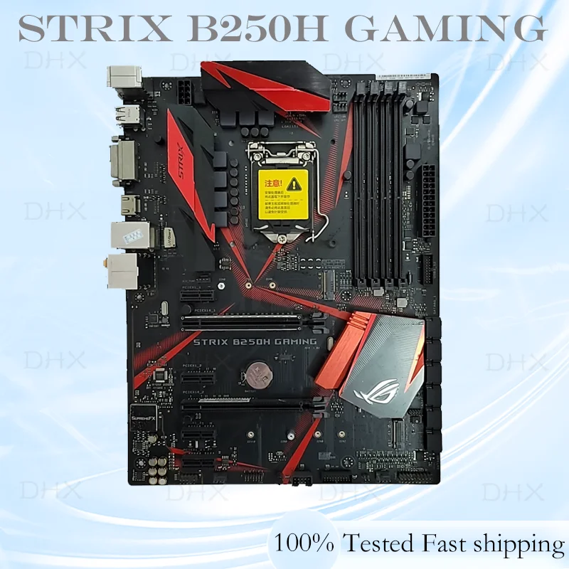 LGA 1151 DDR4 For ASUS ROG STRIX B250H GAMING Motherboard ATX Mainboard 64GB 100% Tested Fully Work be shipp quickly DH
