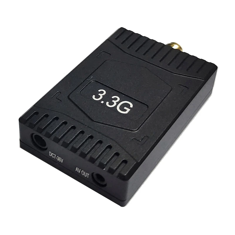 3.3G 4W FPV VTX 4000Mw+3.3G FPV VRX Kit 16CH FPV Video Transmitter Receiver For FPV RC Racing Drone