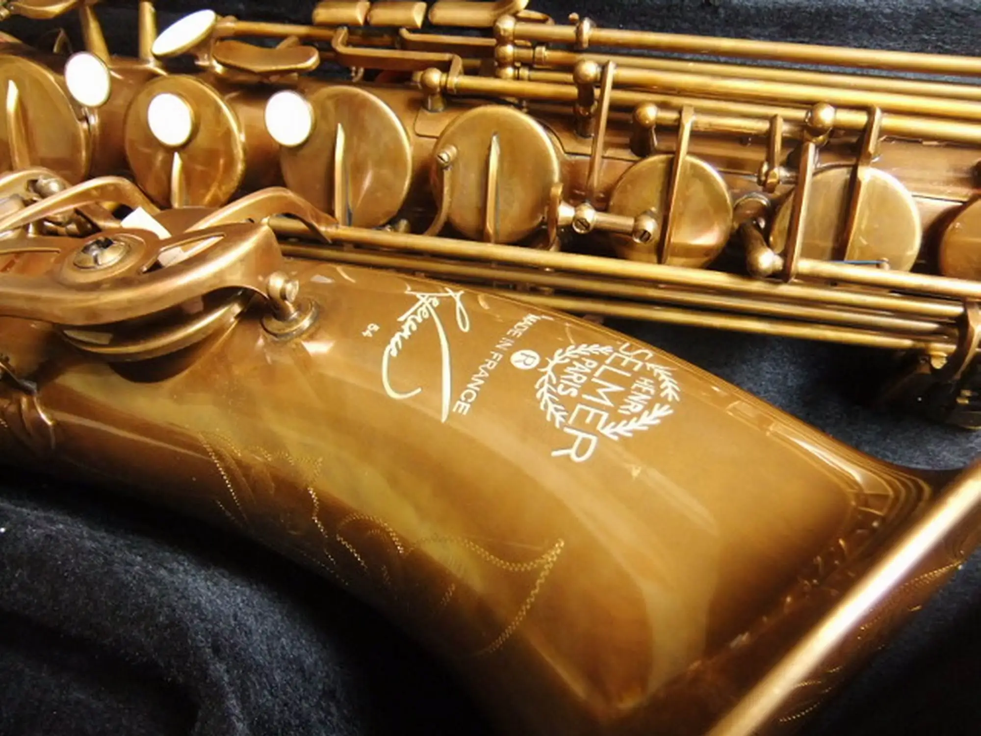 New Tenor Saxophone Gold Tenor Sax Made Of All Copper Professional Imitation Antique Gold Aged Gold 110615