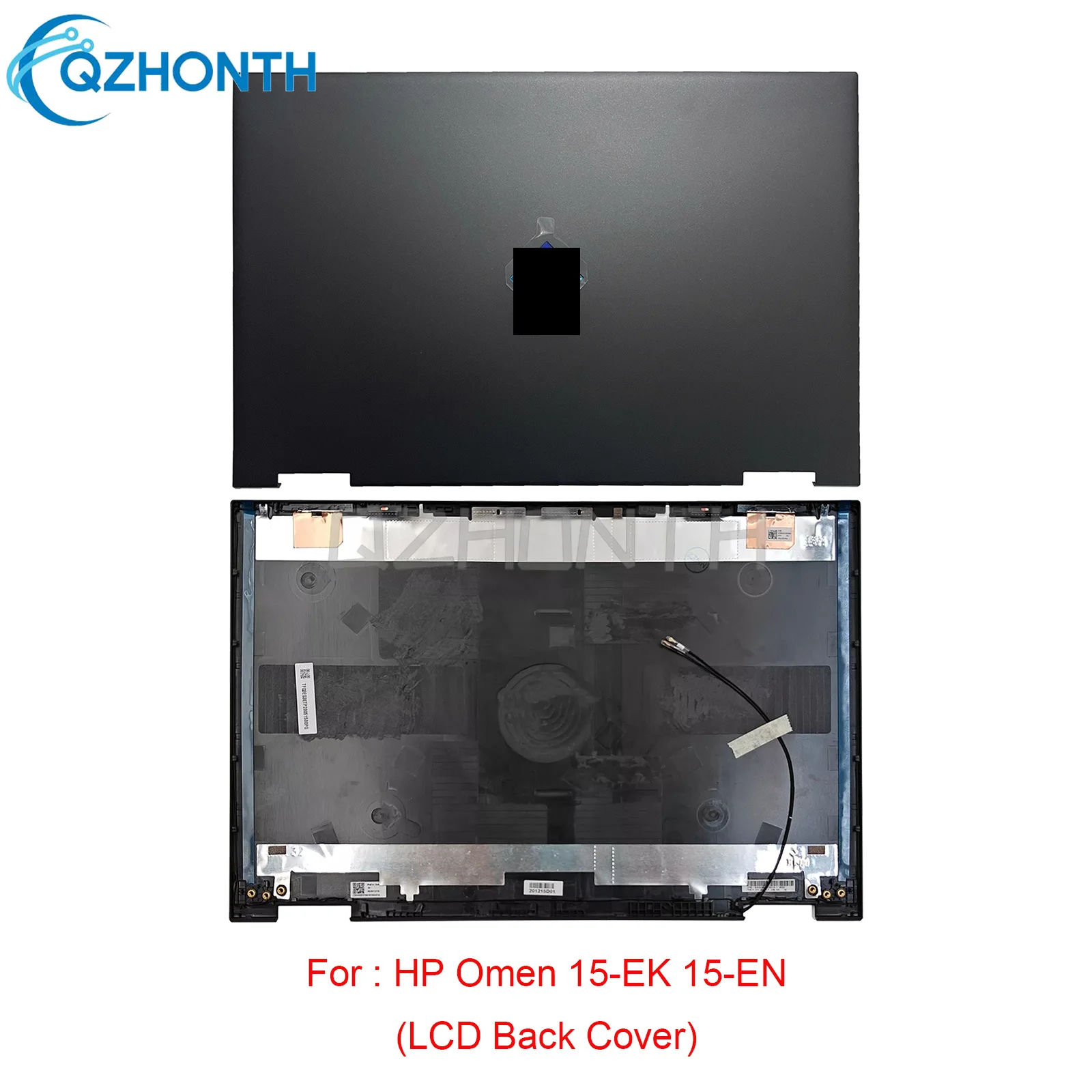 New LCD Back Cover / Front Bezel For HP Omen 15-EK 15-EN TPN-Q236 TPN-Q238 (Black) L98721-001 L99532-001 15.6