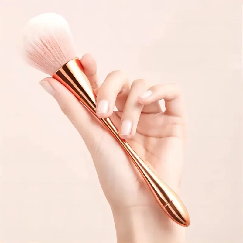 Rose Gold Powder Blush Brush Professional Make Up Brush Large Cosmetic Face Cont Cosmetic Face Cont Brocha Colorete Make Up Tool