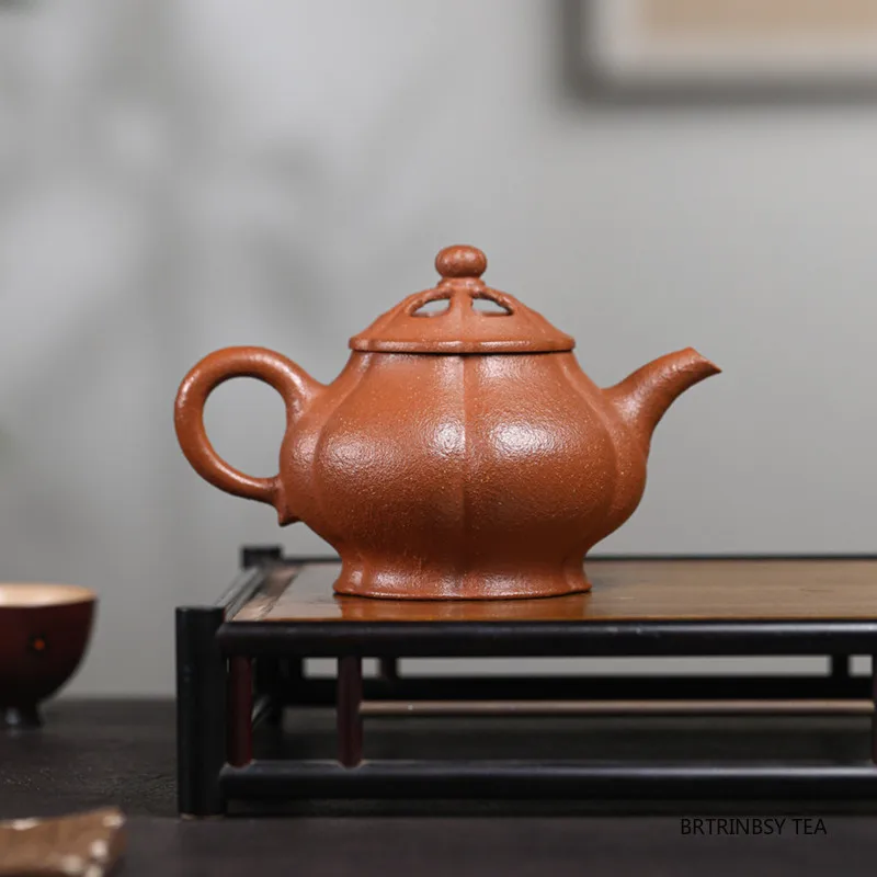 210ml Tradition Yixing Purple Clay Teapot Household Handmade Tea Pot Beauty Tea Infuser Kettle Chinese Zisha Teaware Accessories