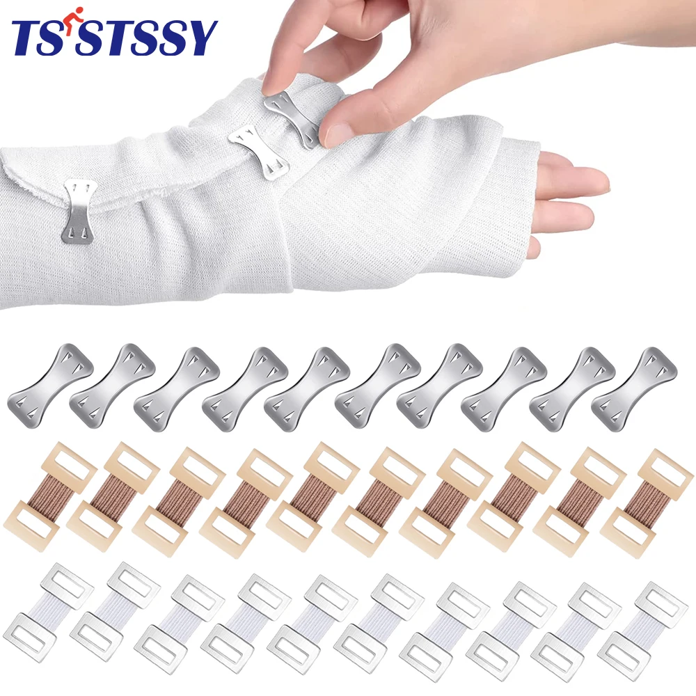 10/20/30Pcs Bandage Clips Wrap Elastic Metal Clip Stretch Bandages Clasp Replaceable Fasteners Clamps Hook Support First Aid Kit