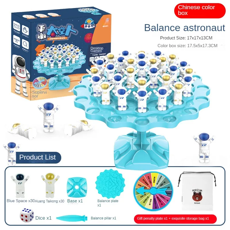 Balance Tree Board Game Building blocks Stacking for party competition game Adventure Wheel  Punishment game for kids birthday