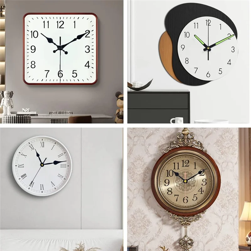 

Compact 3Pcs Clock Mechanism Kit With 6 Different Clock Hand DIY Wall Clock Repair Replacement Motor Parts Silent Clock Easy To