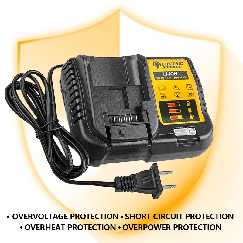 100% brand new DCB112 Replace Battery Charger For Dewalt Li-Ion Battery 10.8V 12V 14.4V 18V 20V DCB200 DCB101 DCB115 DCB107