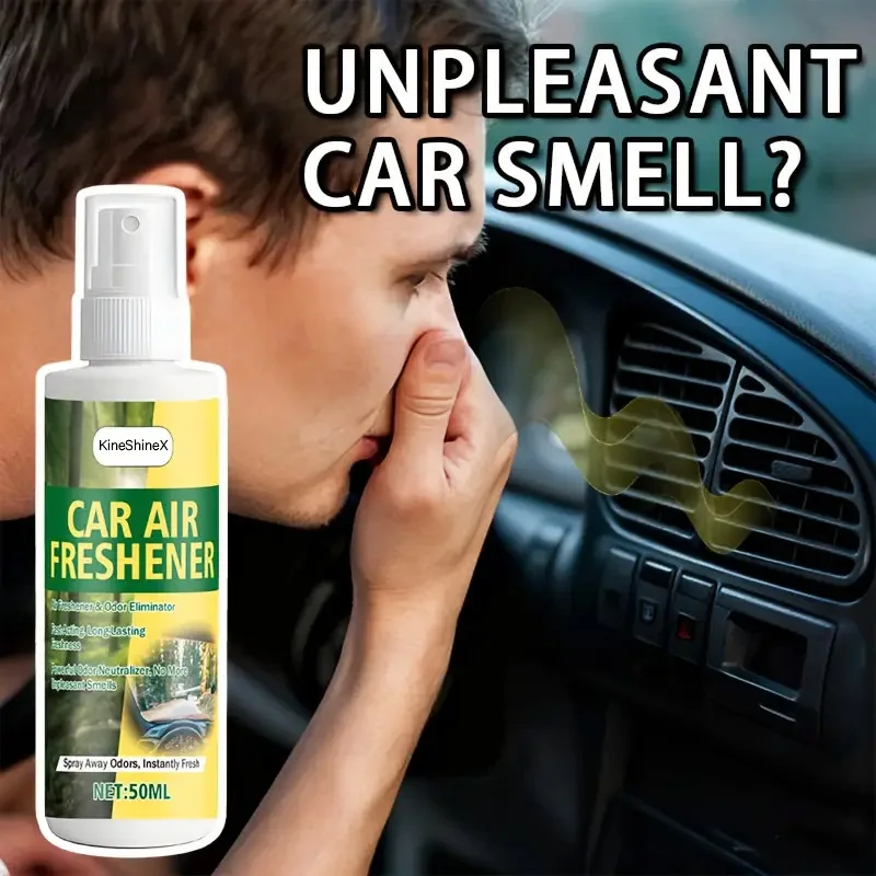 50ML Car Air Freshener And Odor Eliminator,Long-Lasting Natural Freshness Deodorant For Car Interiors,Home And Multi-Surface Use