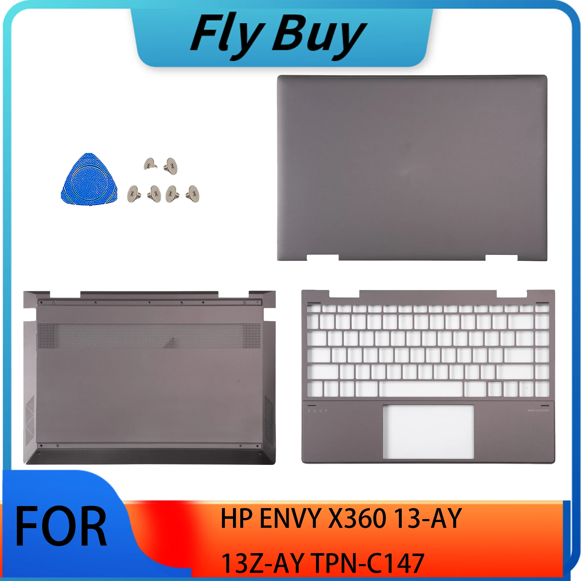 Nuevas cubiertas originales para portátiles HP ENVY X360 13-AY 13Z-AY TPN-C147 LCD contraportada tapa superior reemplazar marrón