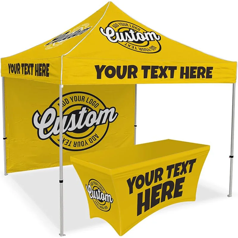 

Custom 10X10ft Aluminum Canopy Tent Outdoor Pop-up Advertising Tent for Trade Shows and Events Stylish Pennant Style