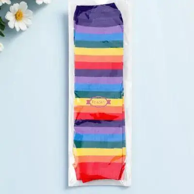 1-par-de-luvas-longas-coloridas-arco-Iris-sem-dedos-aquecedores-de-braco-elasticos-e-macios-para-mulheres-uso-casual-e-performance-de-palco