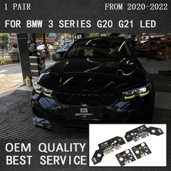 New Yellow LED Boards For 2019-2021 BMW G20 G21 330i M340i LED Headlight DRL Turn signal 63118496133 8496133 63118496135 8496136