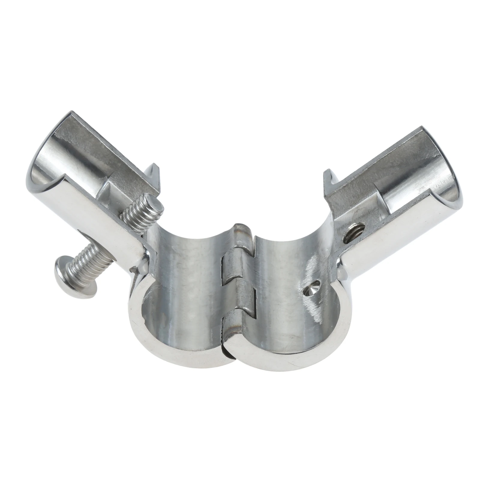 1PC 316 Stainless Steel  Boat Hand Rail Fitting 90 Degree T/Tee Hinged/Split Fitting Marine Hardware 25mm Tube Boat Accessories