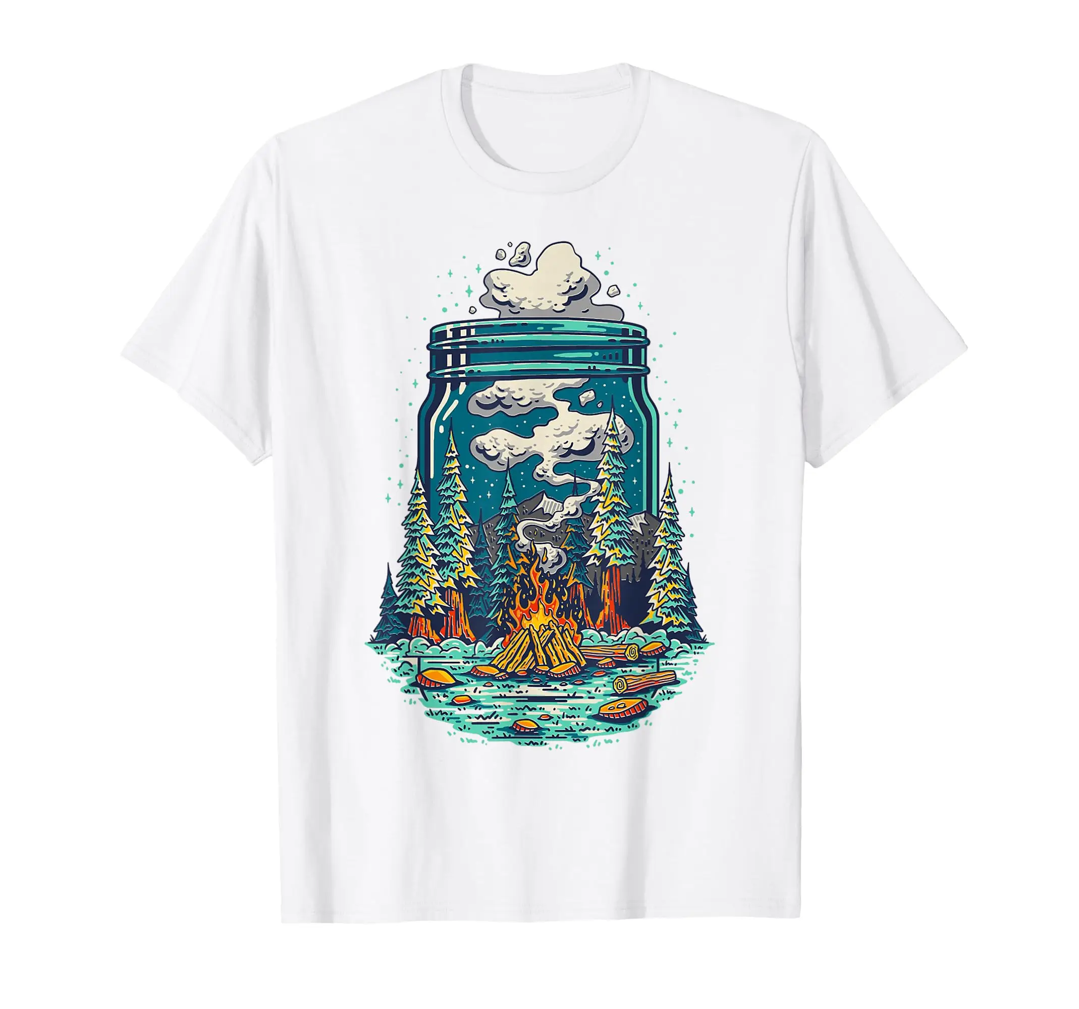 

Camping Forest Smoke T-Shirt
