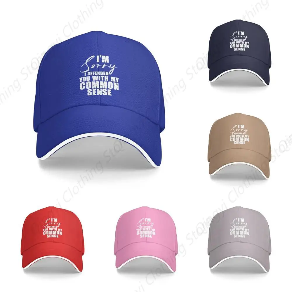 

Unisex Baseball Hat I'm Sorry i Offended You with My Common Sense Original Dad Hat Adjustable Casquette Cap Blue