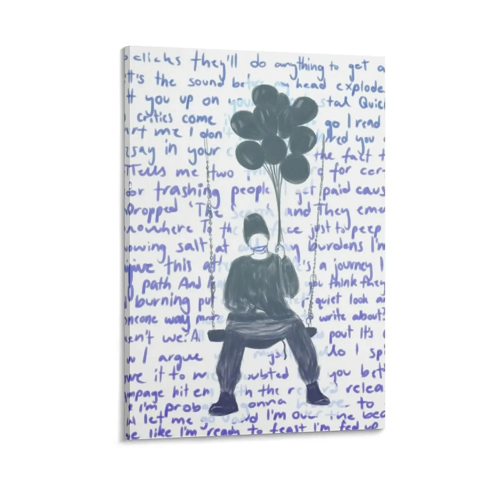 

NF Digital artwork Rapper Hip Hop Rap Music Paid My Dues Canvas Painting modern home decoration Decor for room room decorations