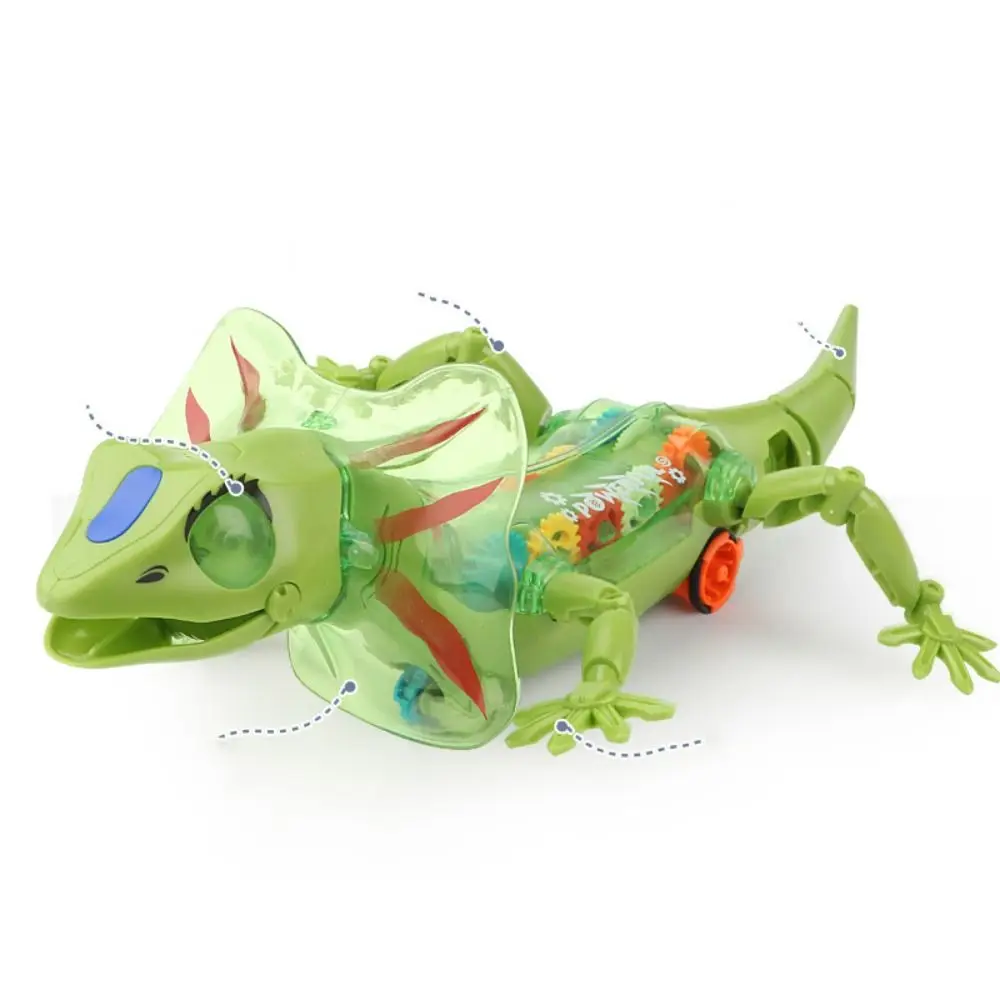 Modèle robotique électronique animaux lézard sons lumières lézard lézard marche électronique Anime Kawaii