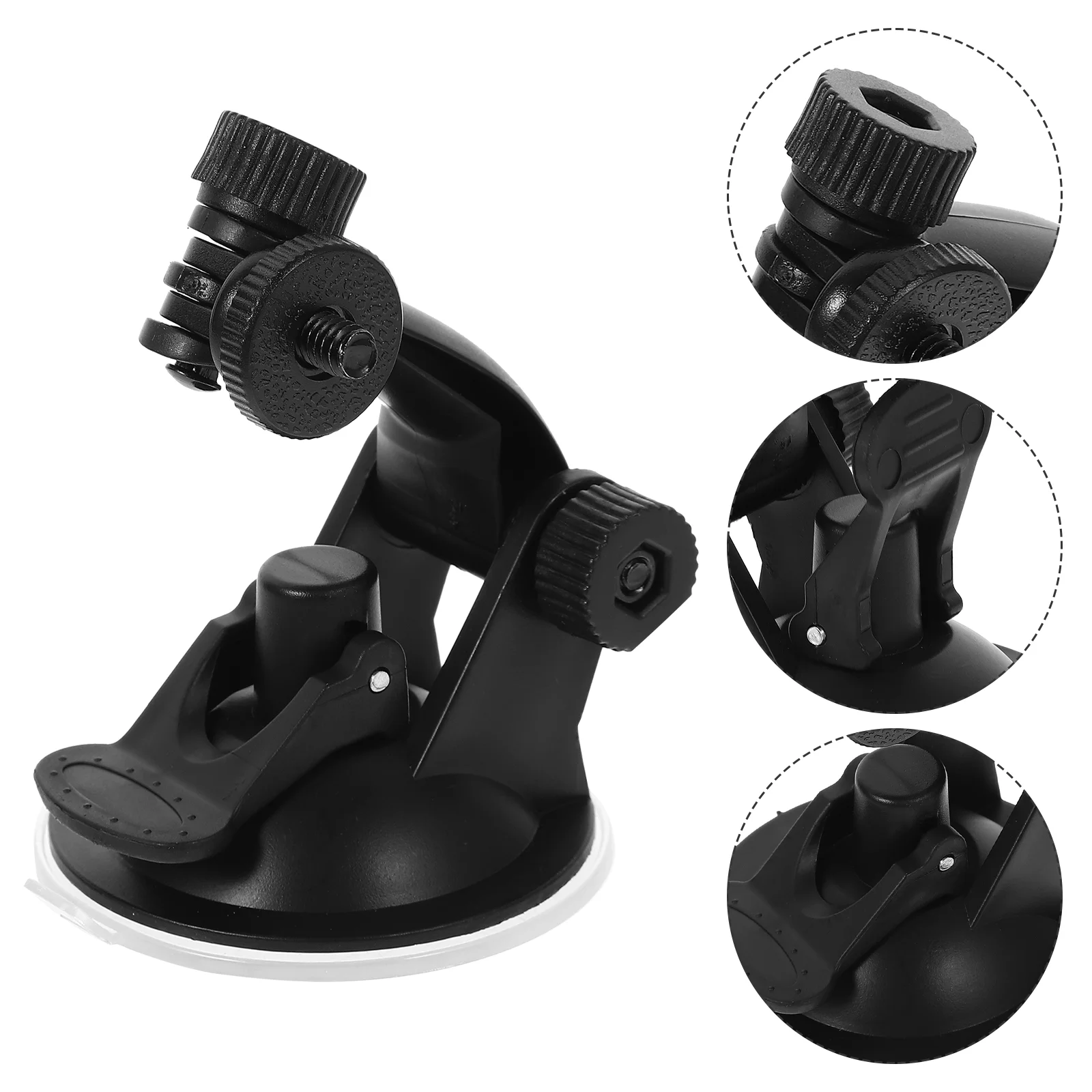 

Car Adapter Suction Cup Bracket Dash Cam Mount Phone Tripod Camera Holder Sports Black for Dashcam