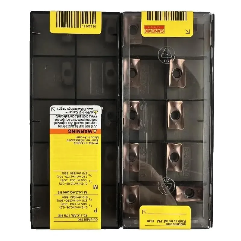 

Original SANDVIK / R390-170416E-PM 1030 / Hard alloy CNC Blade 10 Pcs