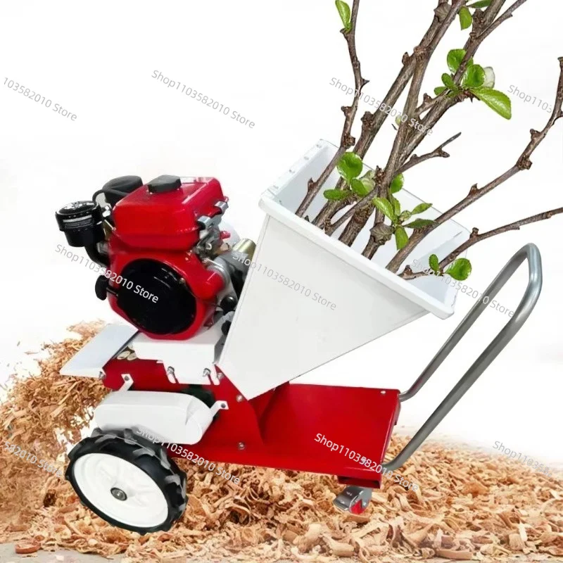 Electric Wood Chipper Shredder, Heavy-Duty Branch Mulcher for Garden & Farm Yard Cleanup