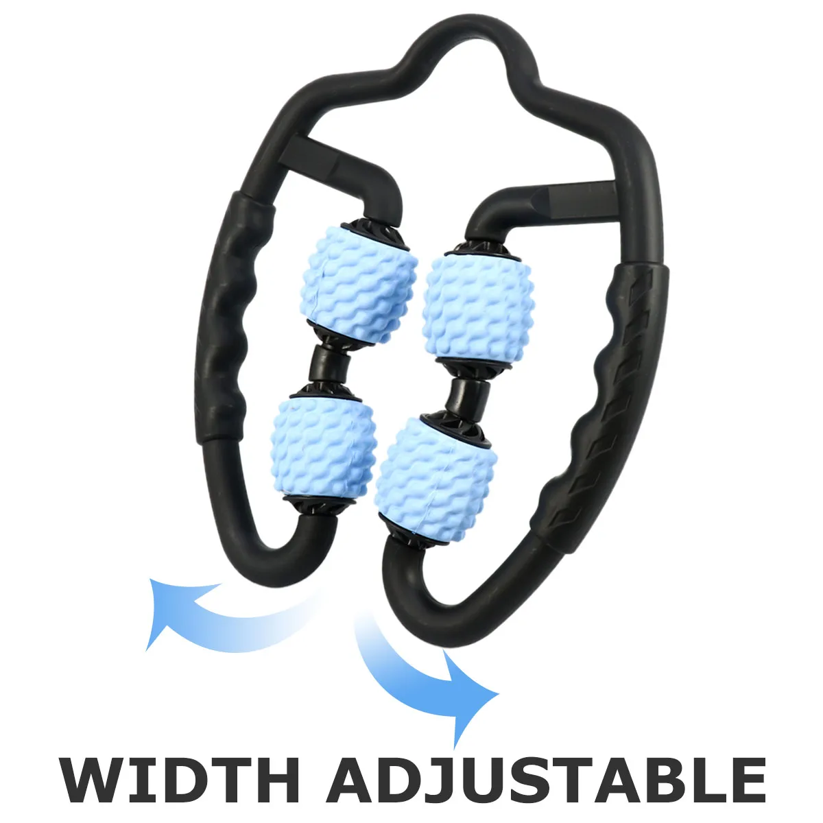 أسطوانة تدليك لاسترخاء العضلات قابلة للتعديل، دعامة مرنة، تصميم محمول خفيف الوزن لفخذ العجل #4