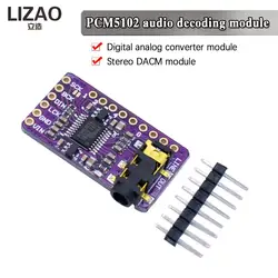 Interface I2S PCM5102A DAC Decoder GY-PCM5102 I2S Player Module For Raspberry Pi pHAT Format Board Digital PCM5102 Audio Board