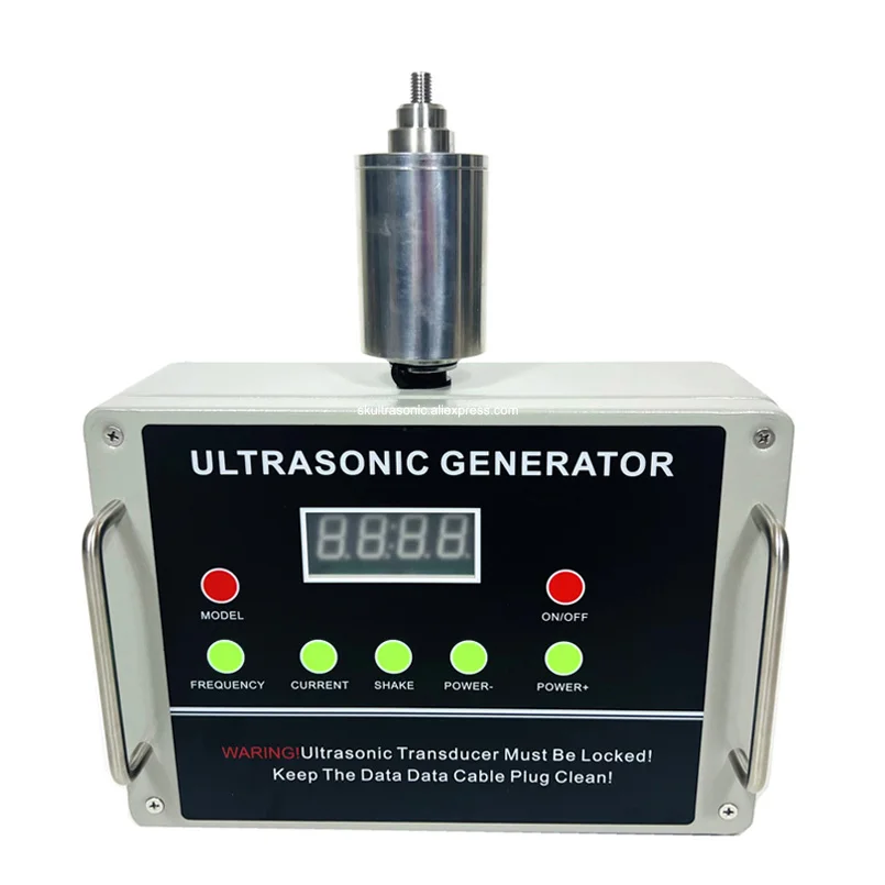 200W Ultrasonic Vibrating Sieve Generator Vibrator for Electric Round Food Vibrator Screen Machine