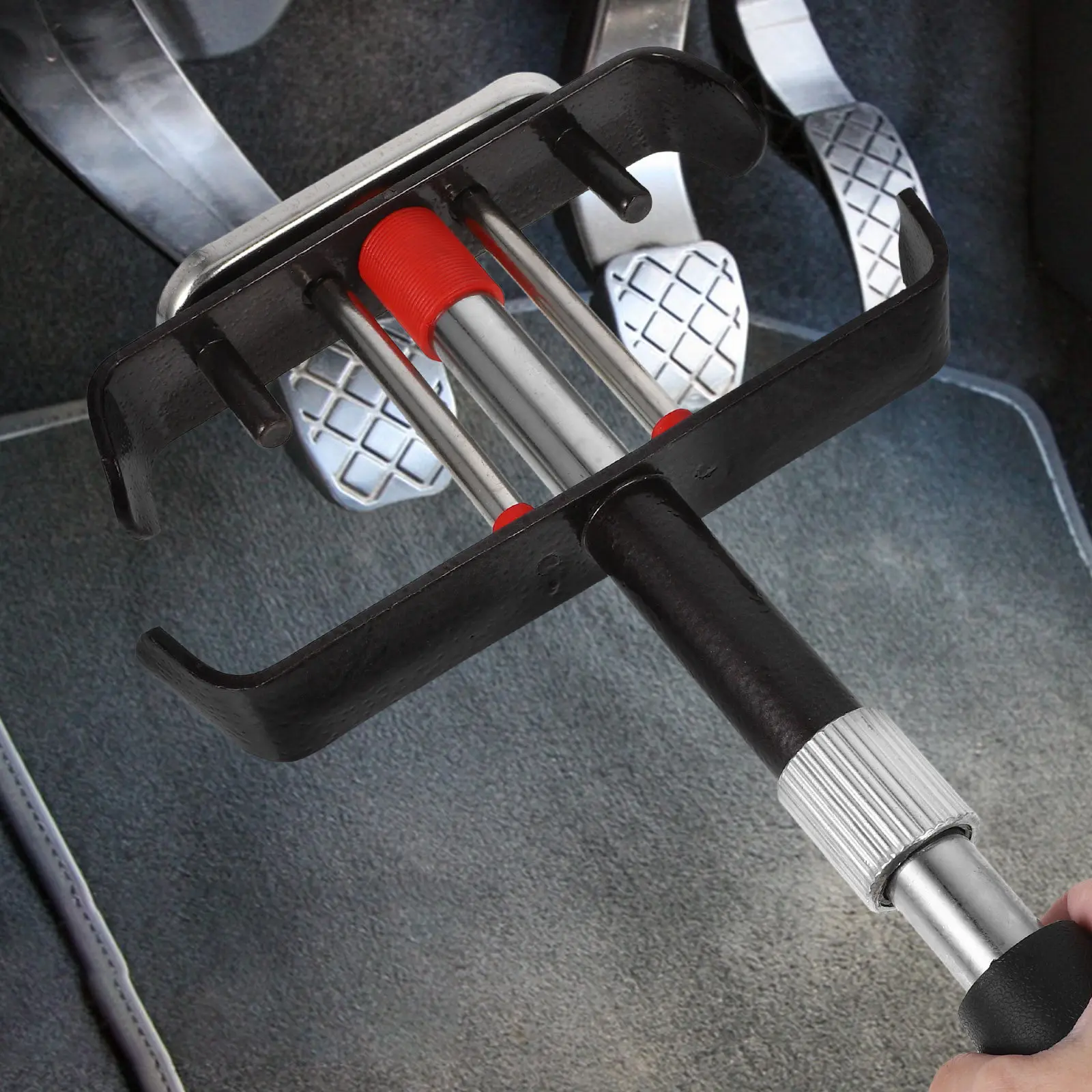 

Professional Grade Steel Brake Pad Lock Pedal Security Device Fits Most Vehicles Anti Theft Protection Multi Purpose Brake