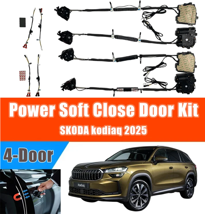 Xcar for SKODA kodiaq 2025 Car OEM Automatic Soft Close Door Electric Suction Kit Auto Power Closing