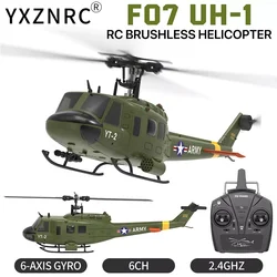 YUXIANG F07 UH-1 HUEY Scale 1:34 2.4G 6CH Altitude Hold Optical Flow Positioning Dual Brushless RC Helicopter