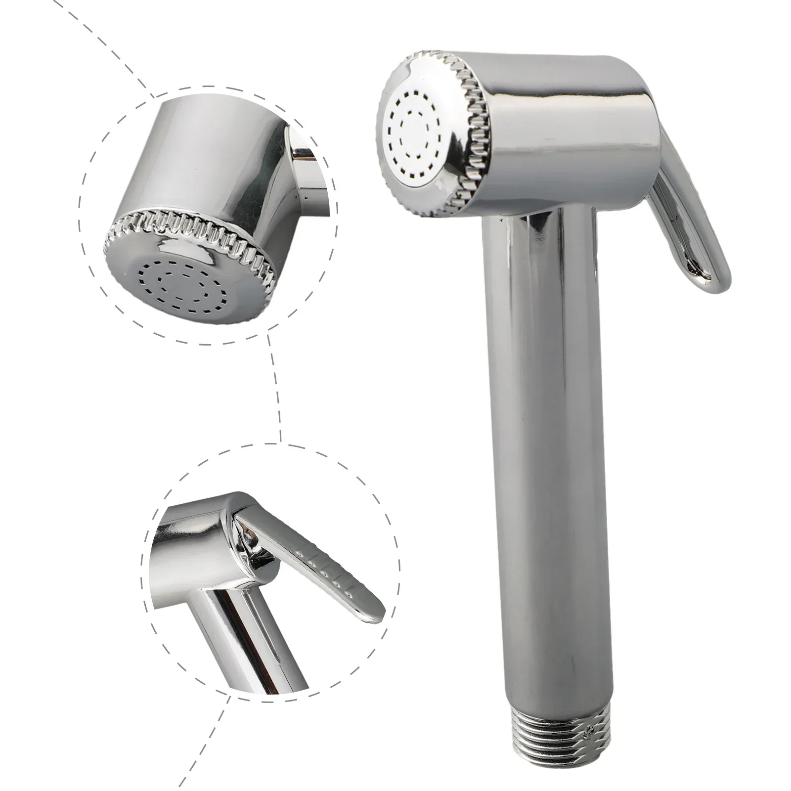 

Handheld Toilet Faucet Sprayer Held Stainless Steel Sprayer Gun Hand Bidet Spray Bathroom Self Cleaning Shower Head Faucet Home