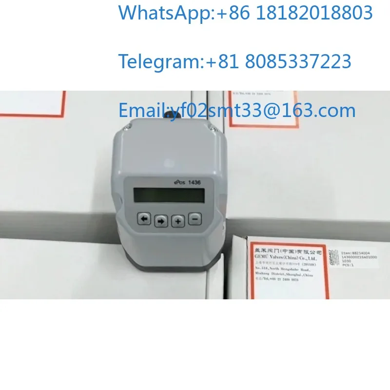 1436 Diaphragm Valve Proportional Controller Digital Electro-Pneumatic Positioner PID Closed-Loop Regulation Single Double