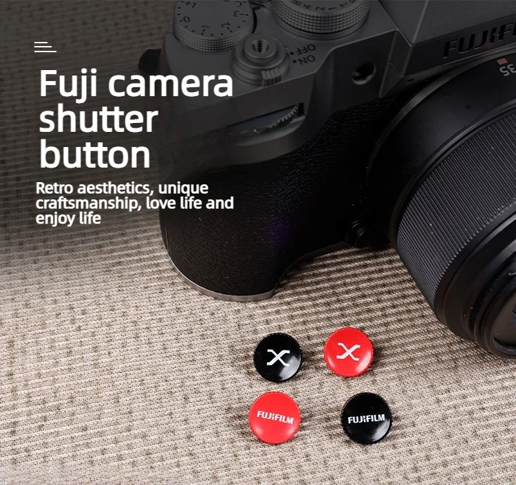 

Camera Metal Hot Shoe Cover Button Suitable For Fujifilm X5I0 XM5 XE4 XT5 XT30II XH25 XA7 X100VI XT50 Camera Dust Cover