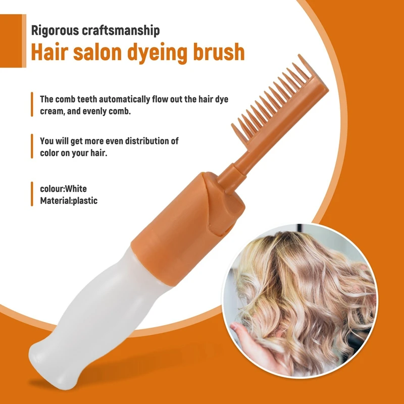 핫! 헤어 염색 빗, 헤어 염색 브러쉬, 병 포함, DIY 빗질 살롱 염색 베이킹 오일 브러쉬, 헤어 염색 도구