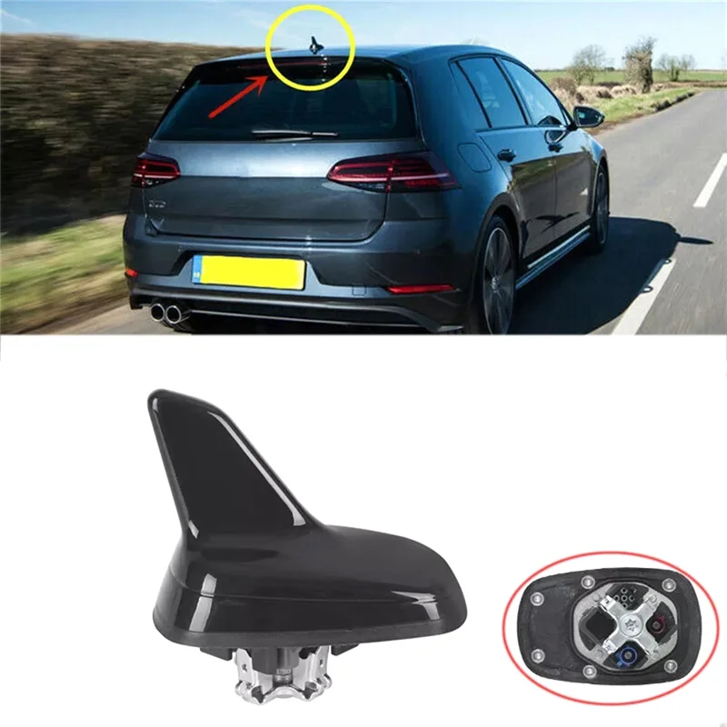 5Q0 035 507 Shark Fin Antenna Roof Aerial For VW Arteon Golf 7 Sportsvan T-Roc 5Q0035507P 5Q0035507B5FQ - view 6
