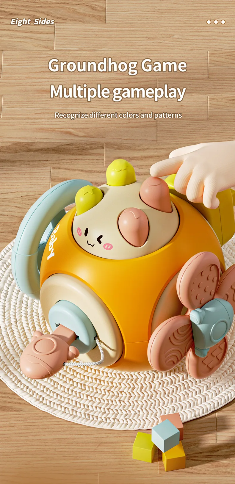 Baby Montessori Beschäftigt Bord Sensorischen Beschäftigt Bord Baby Praxis Fähigkeiten Aktivität Cube Frühe Pädagogische Reise Spielzeug Für Kleinkinder 1-3 – Detail 16