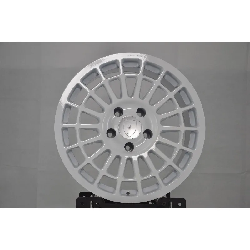 【2026】Custom Forged Style White Rally Sport Passenger Car Rims 15 16 17 18 19 20 21 22 23 24 Inch For Compact Cars SUVs Alloy Wh