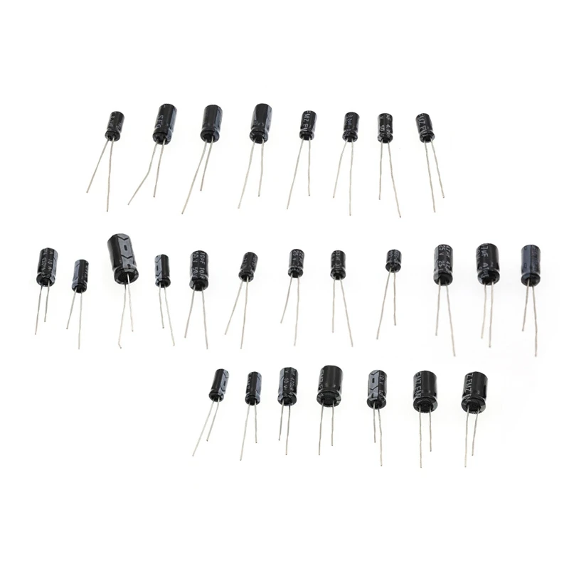 500PCS 24 Kinds Of Electrolytic Capacitors Of 0.1UF-1000UF Sample Package 500 Sets