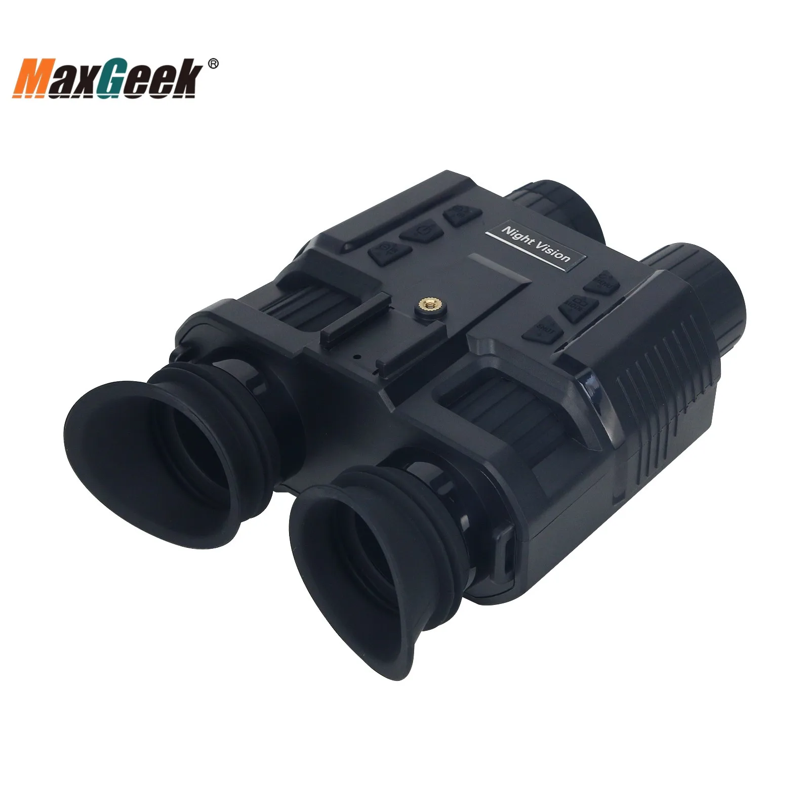 Maxgeek NV8000 4K 3D Night Vision Binoculars Infrared Head Mounted Night Vision Goggles for Hunting Camping