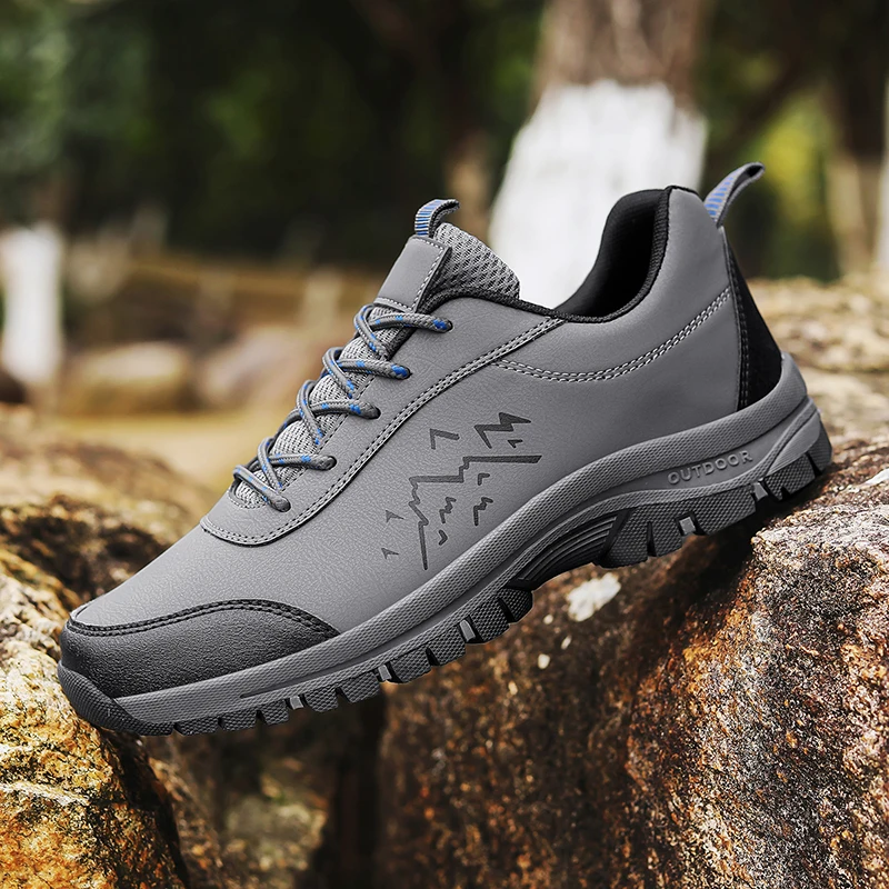 

Size 38-46 Men's Outdoor Hiking Shoes Anti-slip Mountaineering Camping Boots Waterproof Comfortable Man Casual Trekking Sneakers