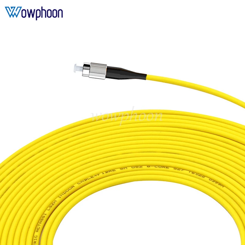 Optical Fiber Patch Cord, FC/UPC-FC/UPC Fiber Jumper, Simplex FTTH Optic Cable, 3.0mm, SM, SX customized