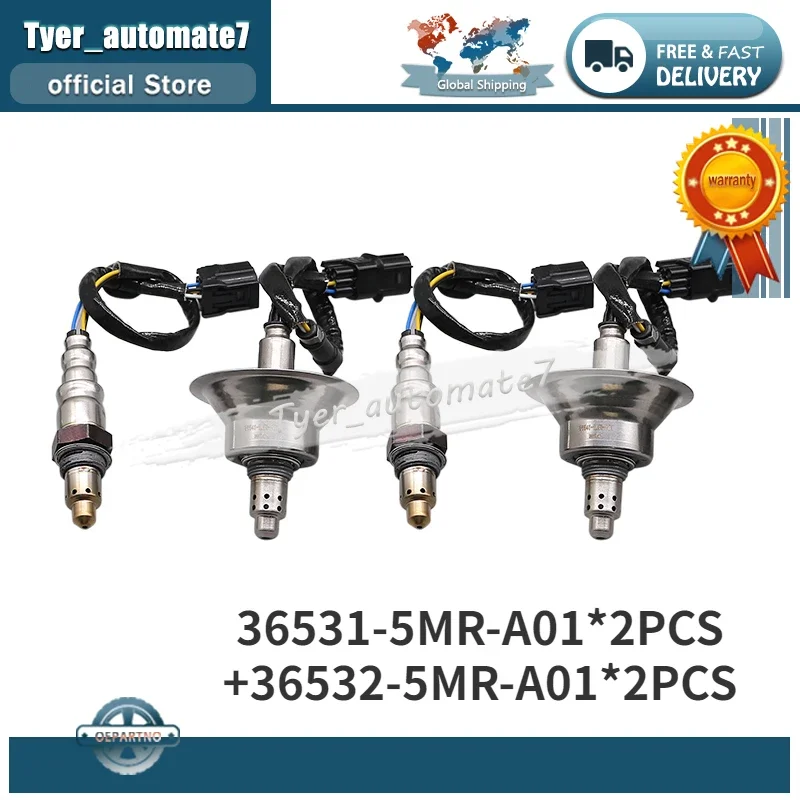 

Up & Downstream Oxygen O2 Sensor 36531-5MR-A01 36532-5MR-A01 234-5728 234-8048 For 2019-2022 HONDA ODYSSEY PASSPORT PILOT 3.5L